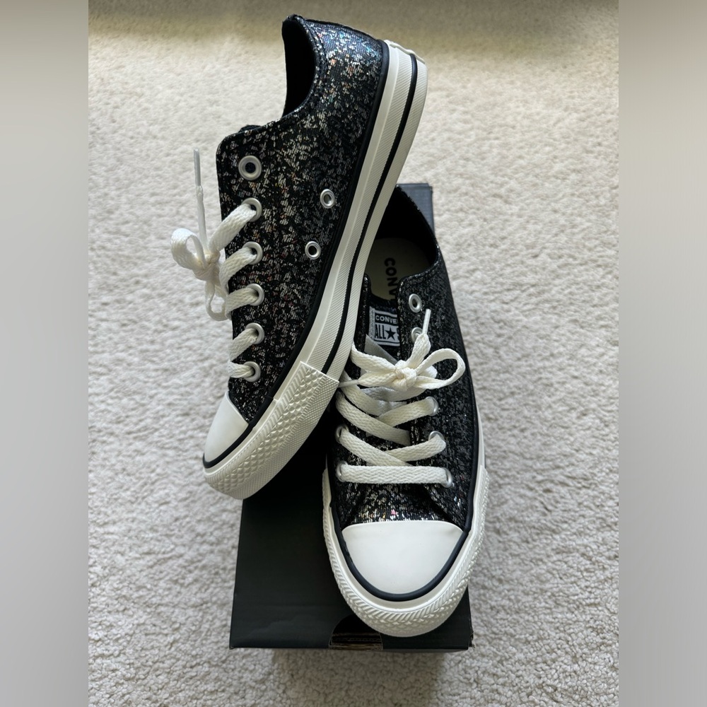 Converse Chuck Taylor All Star Sneakers - Black Glitter